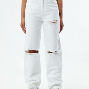 White Distressed Women's Jeans